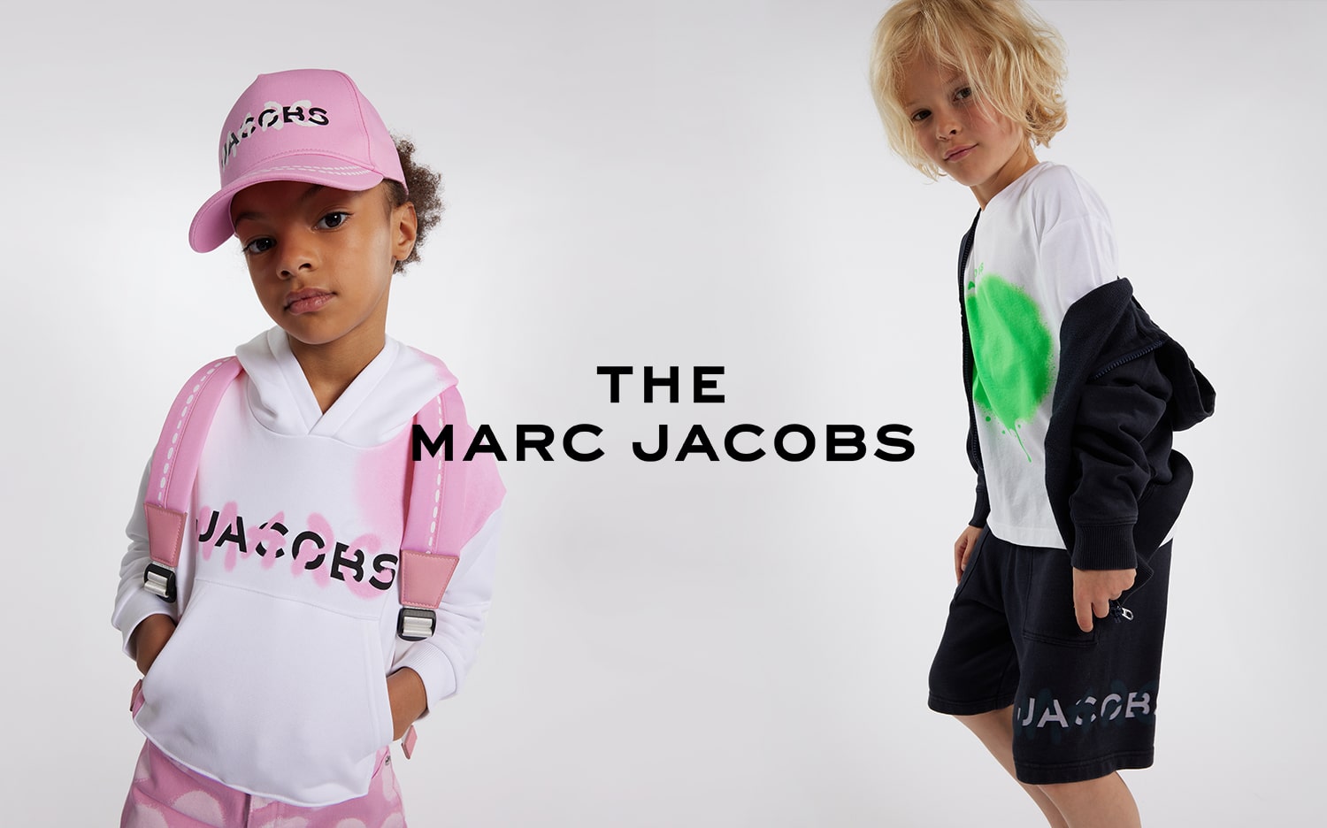 Marc Jacobs Kids colour-block Leather Sneakers - White