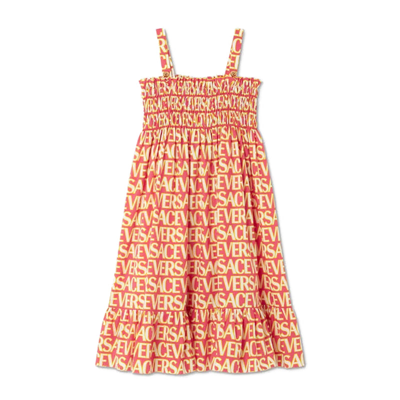 All-Over Logo Strappy Dress