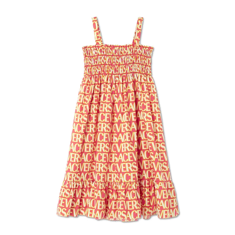 All-Over Logo Strappy Dress