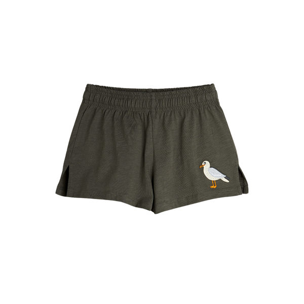 Seagull Embroidered Shorts