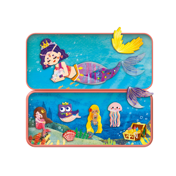 Travel Magnetic Puzzle Box - Mermaids