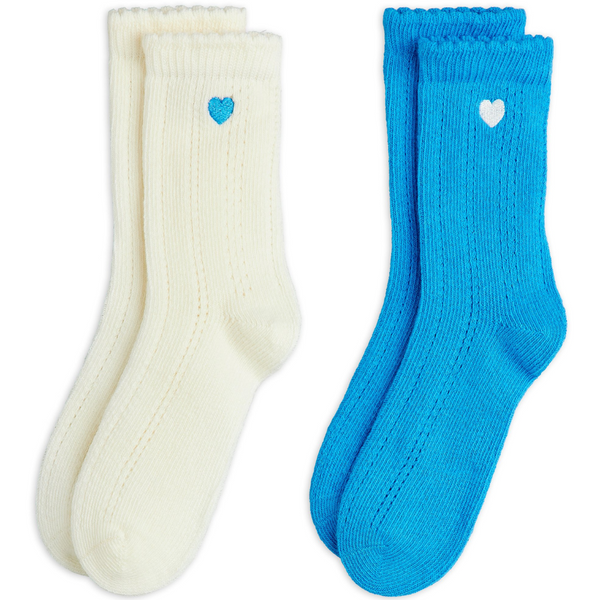 Pointelle 2-pack socks