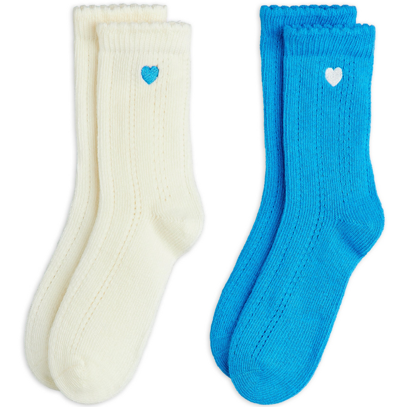 Pointelle 2-pack socks