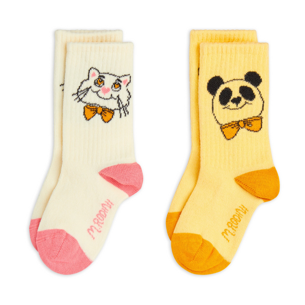 Cat & Panda 2-pack Socks