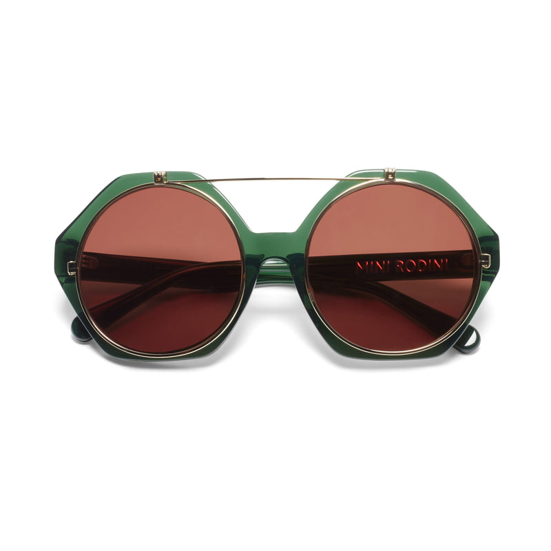 Flip up Green Sunglasses