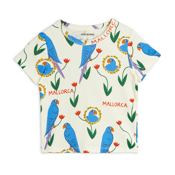 Parrots Print T-Shirt