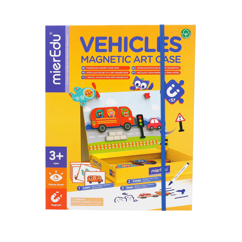 Magnetic Art Case - Vehicles