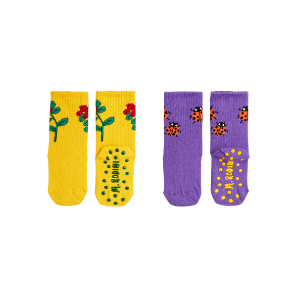 Lingonberries 2-Pack Anti-Slip Socks