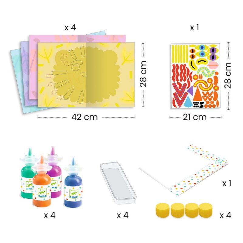 To Smooth and Squish Painting Set