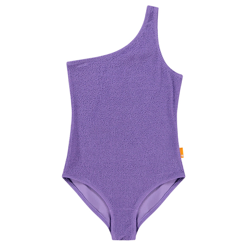 Purple Glo Nai Solid Swimsuit