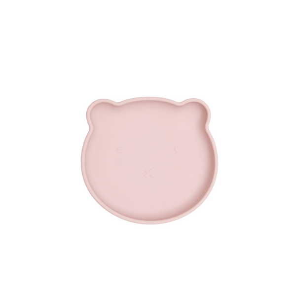 Silicone Bear Plate Pink