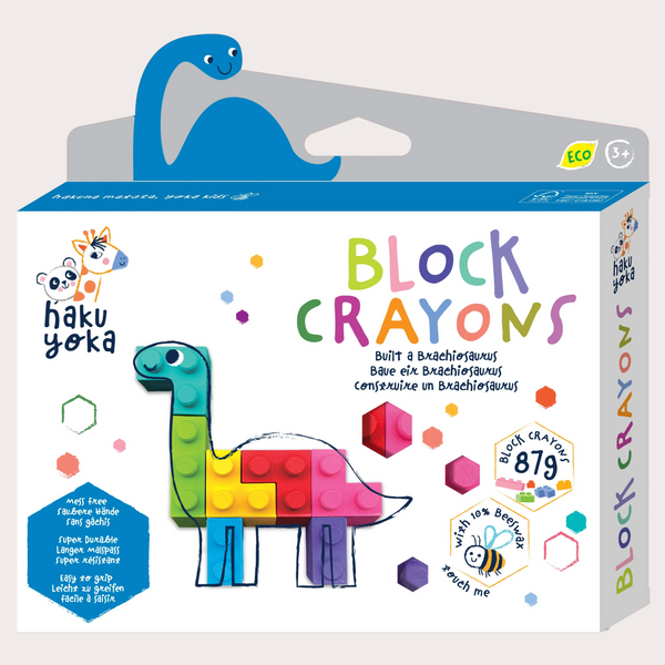 Block Crayon - Brachiosaurus