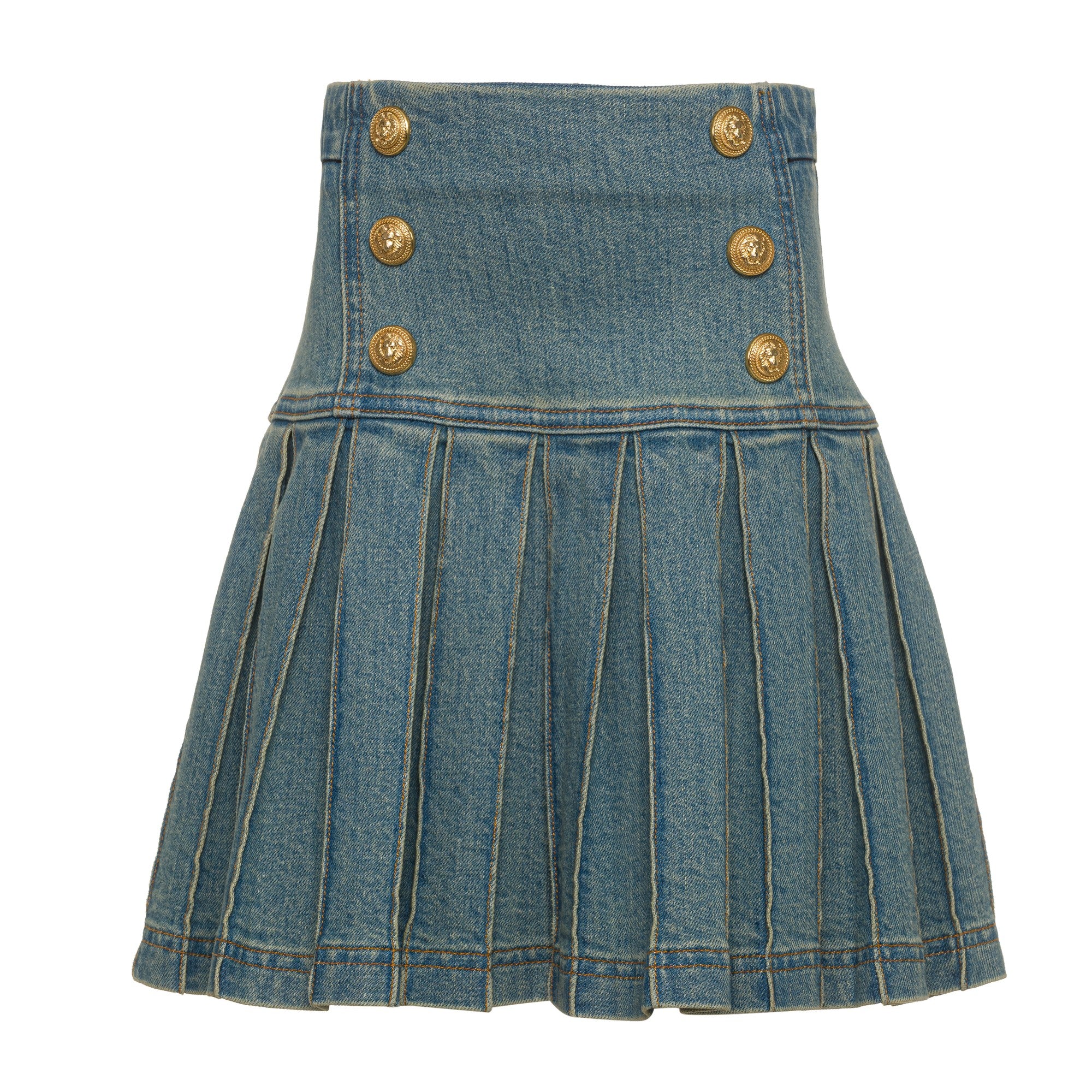 Denim Military Skirt – LM Bambini