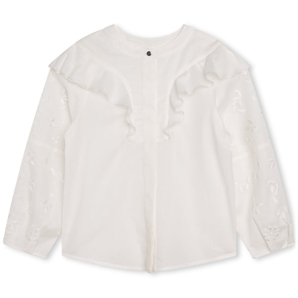 Floral Embroiderey Blouse