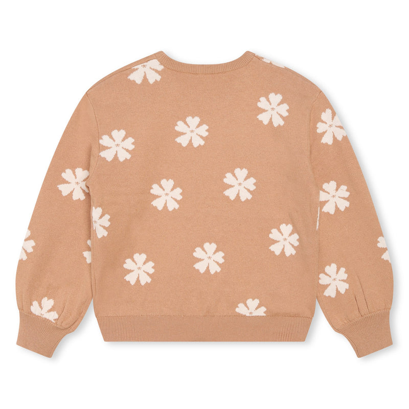 Floral Cropped Sweater