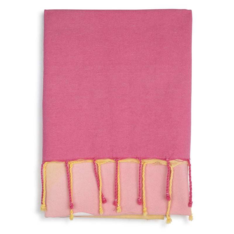 Pink & Yellow Beach Towel