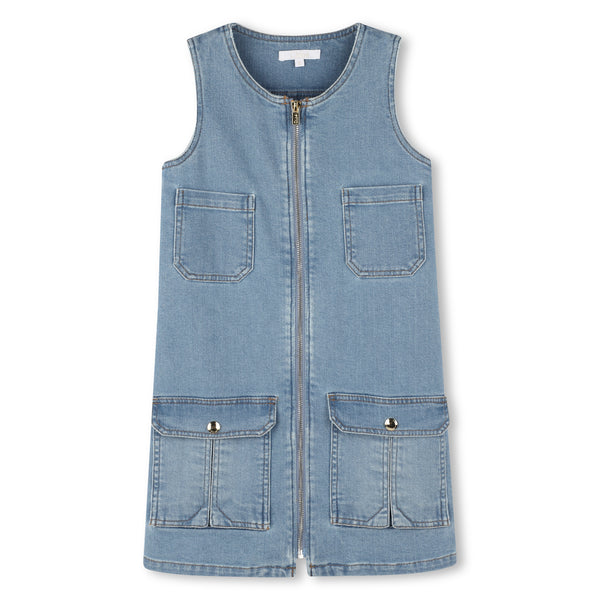 Bleach Denim Dress