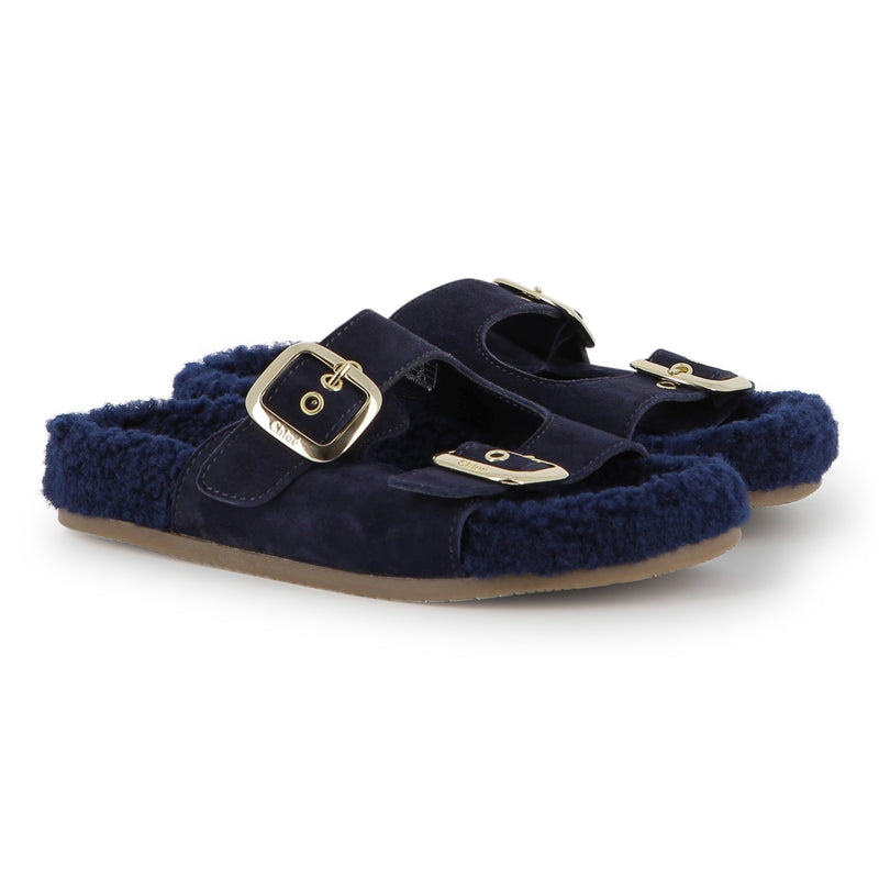 Navy Sandals