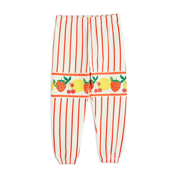 Fruits Border Stripe Sweatpants