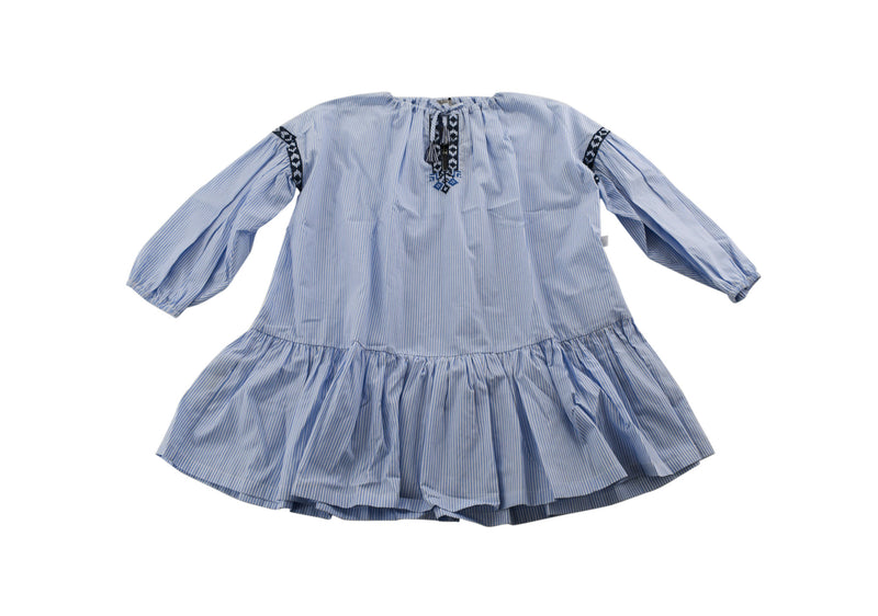 Il Gufo Blue and White Striped Dress