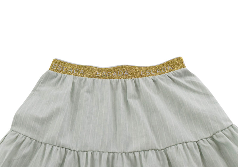Escada Mint Green Maxi Skirt
