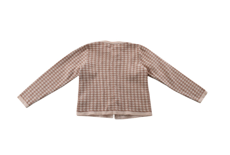 Dior Houndstooth Round Neck Cardigan