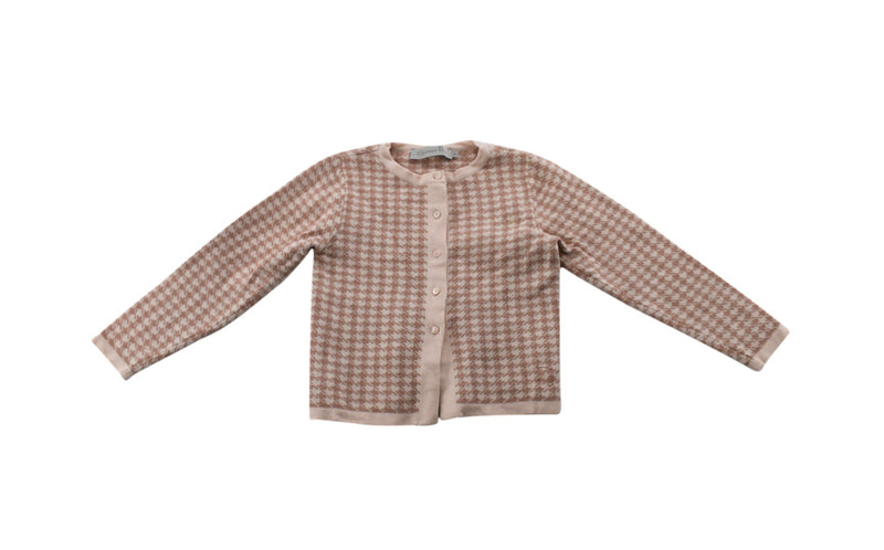 Dior Houndstooth Round Neck Cardigan