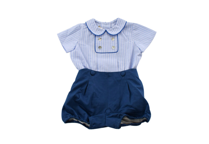 Pepa London Light Blue Peter Pan Collar Baby Shirt