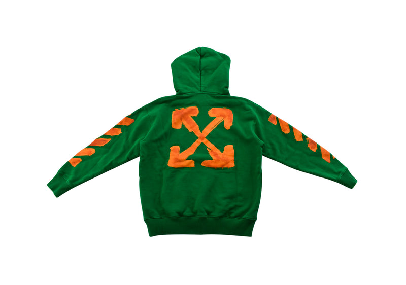 Green hoodie