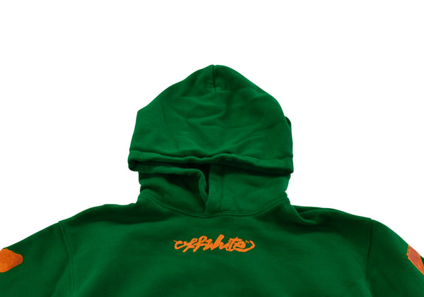 Green hoodie
