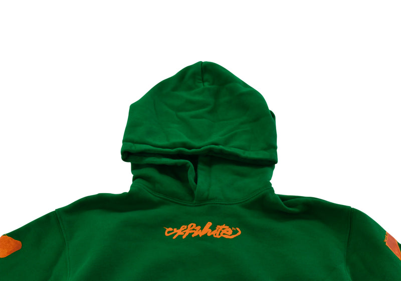 Green hoodie