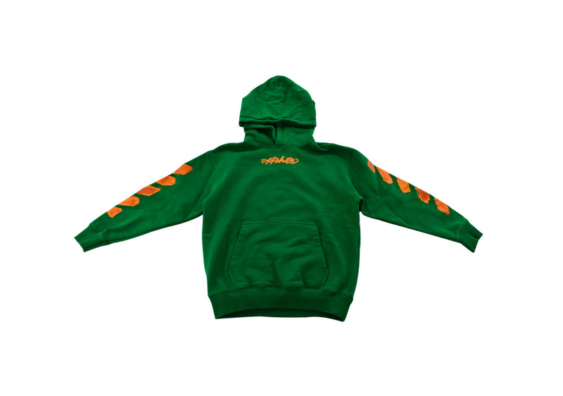 Green hoodie