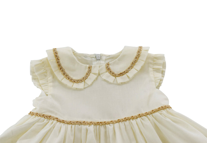 Pepa London Cream Flare Baby Dress