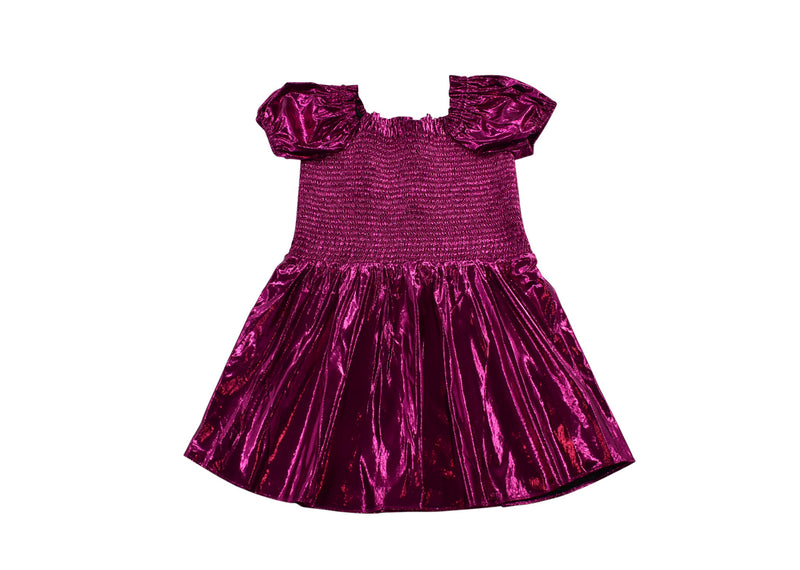 LoveShackFancy Deep electric pink dress