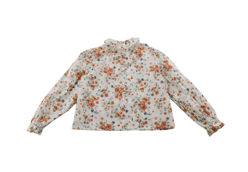 Petite Amalie Floral Print Long-Sleeved Shirt