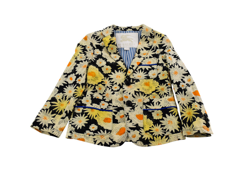 Burberry Bold Floral Print Blazer