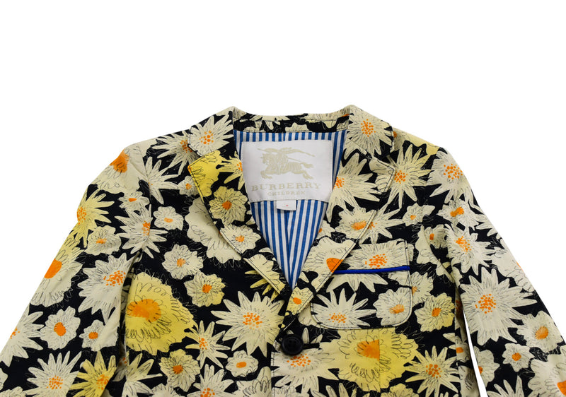 Burberry Bold Floral Print Blazer