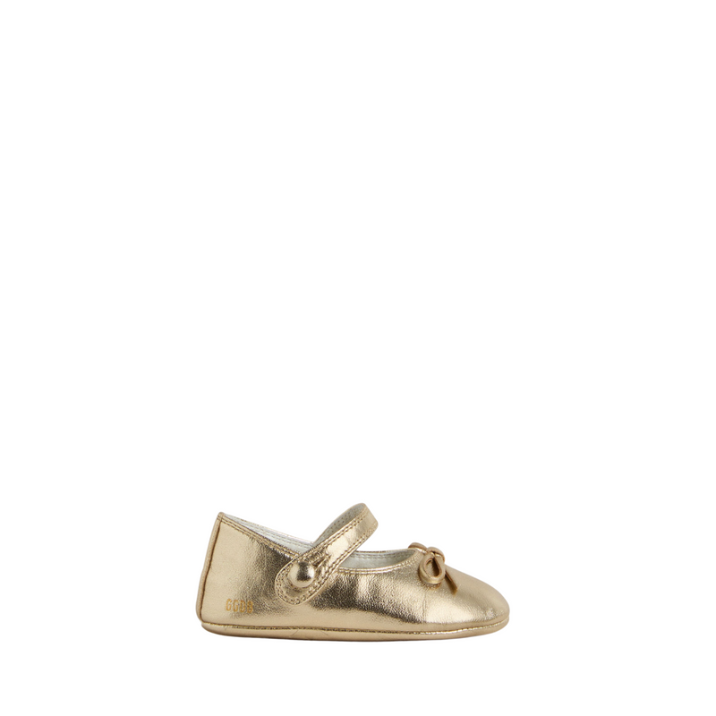 Ribbon Laminated Sofi Baby Ballerinas