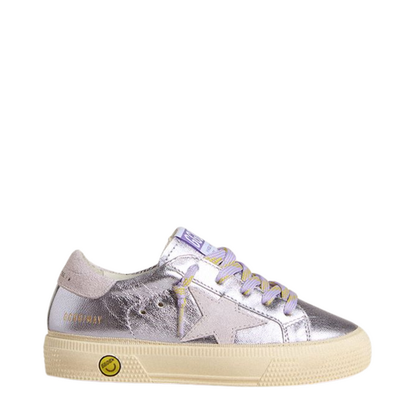 Lilac Laminated Nappa Sneakers