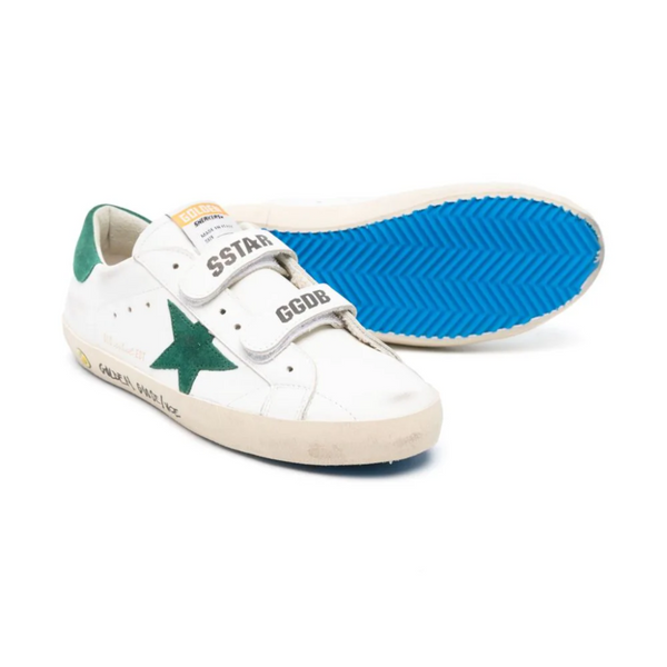 Old School Leather Upper Suede Star Sneaker (youth)