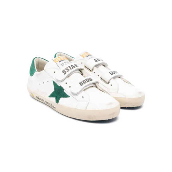 Old School Leather Upper Suede Star Sneaker (youth)