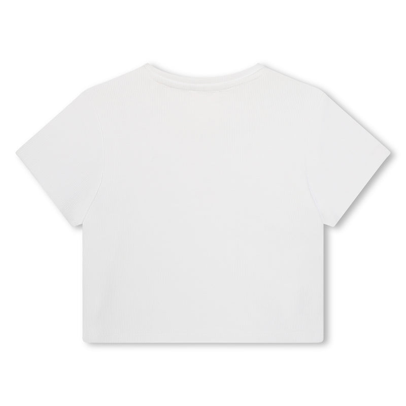 Crop White T-Shirt