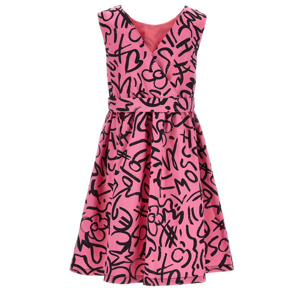 Pink Allover Pop Dress