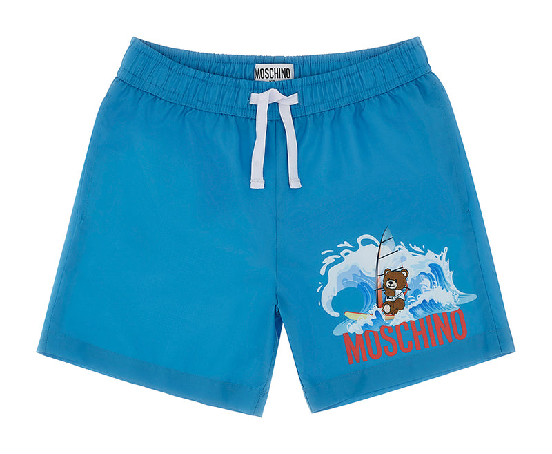 Ocean Blue Swim-Trunks