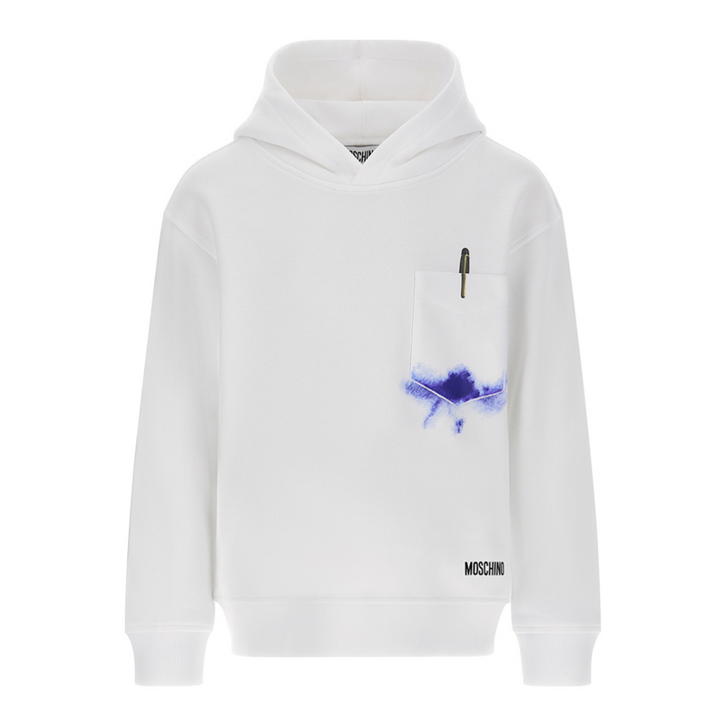 White Hooded Sweatshirt