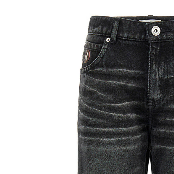 Black Denim Trousers