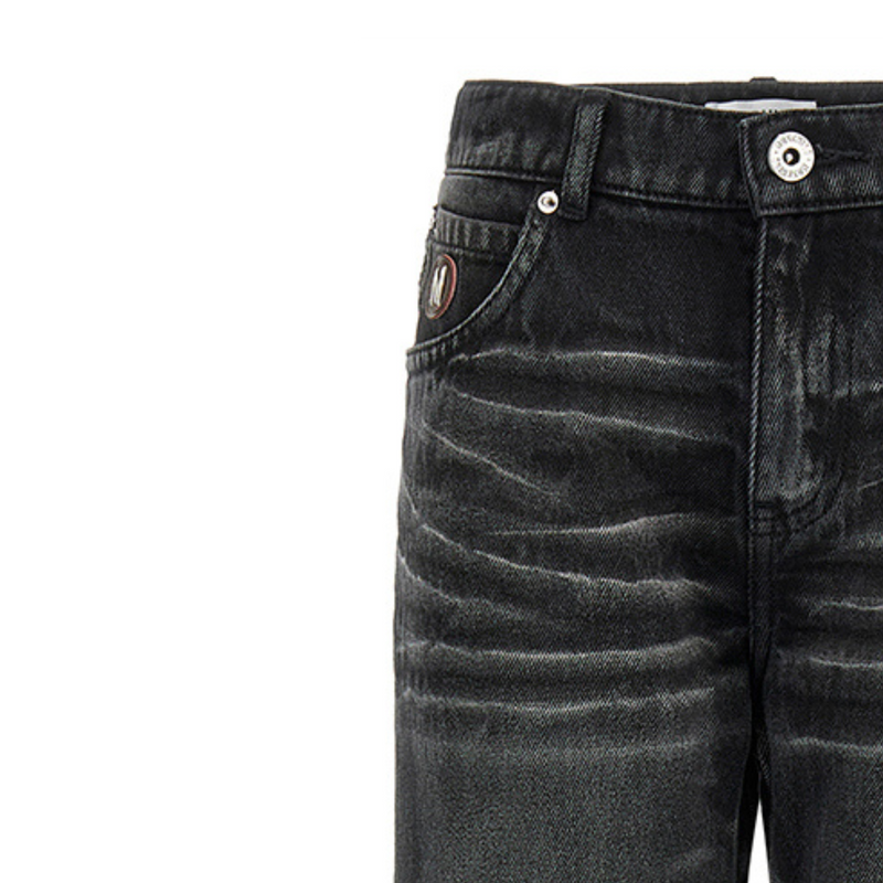 Black Denim Trousers