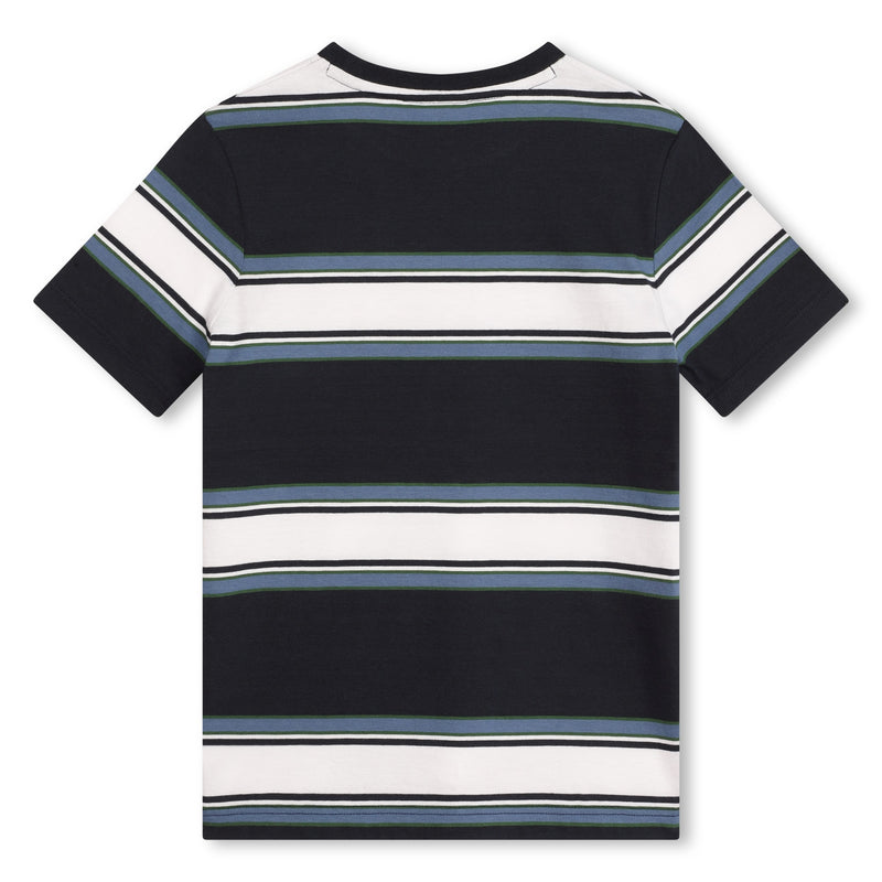 Navy Blue Stripes T-Shirt