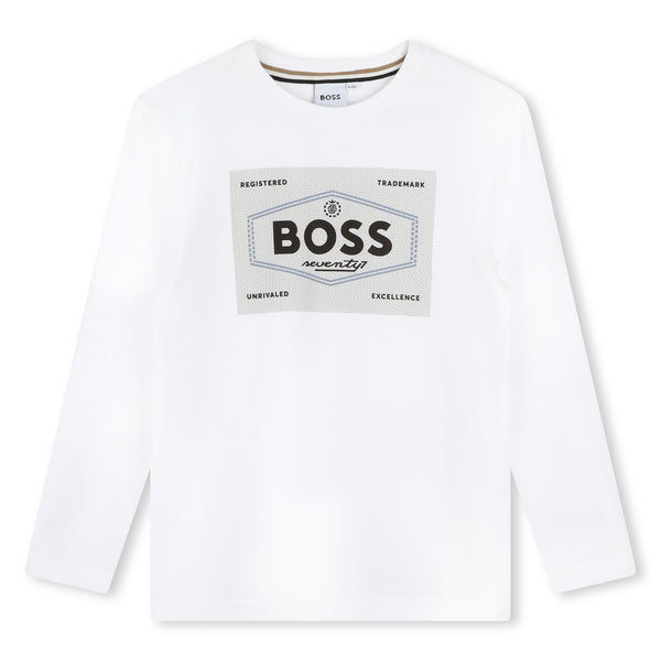 Long-sleeved White T-shirt