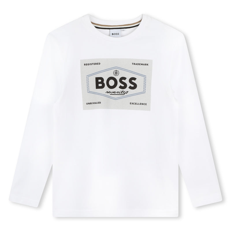 Long-sleeved White T-shirt